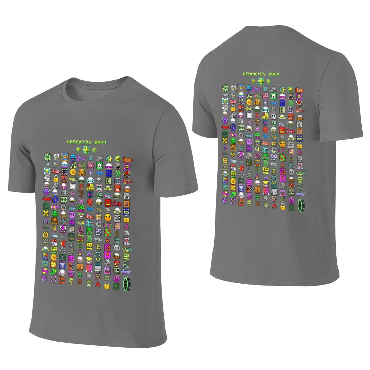 My Unlocks Fitness Reversible T-shirt High-End Minimalism Solid Colors Basic Tee