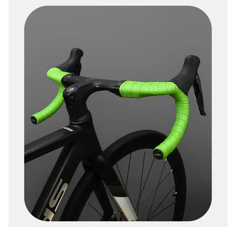 Road Handlebar Belt Dead Fly Fahrrad-Lenkergriff, gebogen, mit rutschfestem, ultraleichtem, atmungsaktivem Material umwickelt, Fahrradzubehör – Detail 11