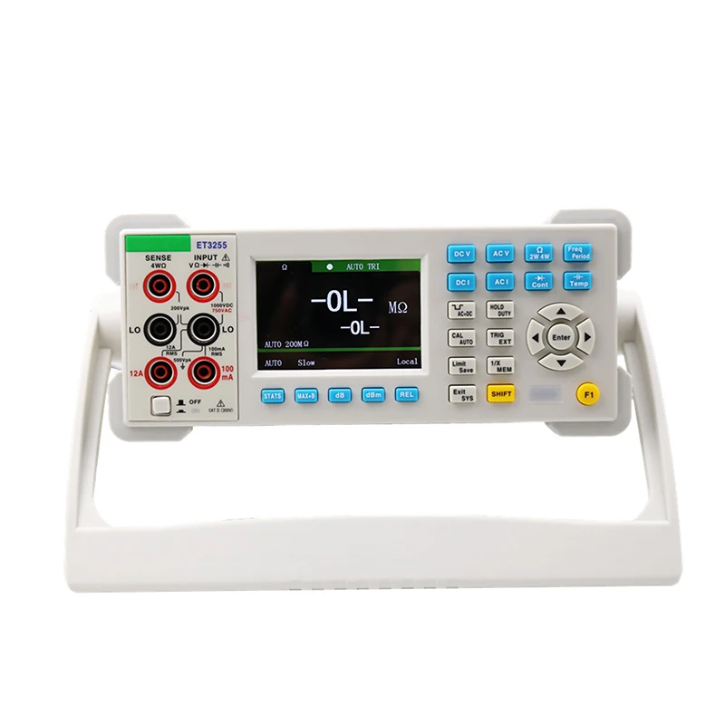 

ET3240 Multimeter 1uV-750V 0.001uA-10A 3.5inch TFT High Precision Bench Smart Digital Multimeters