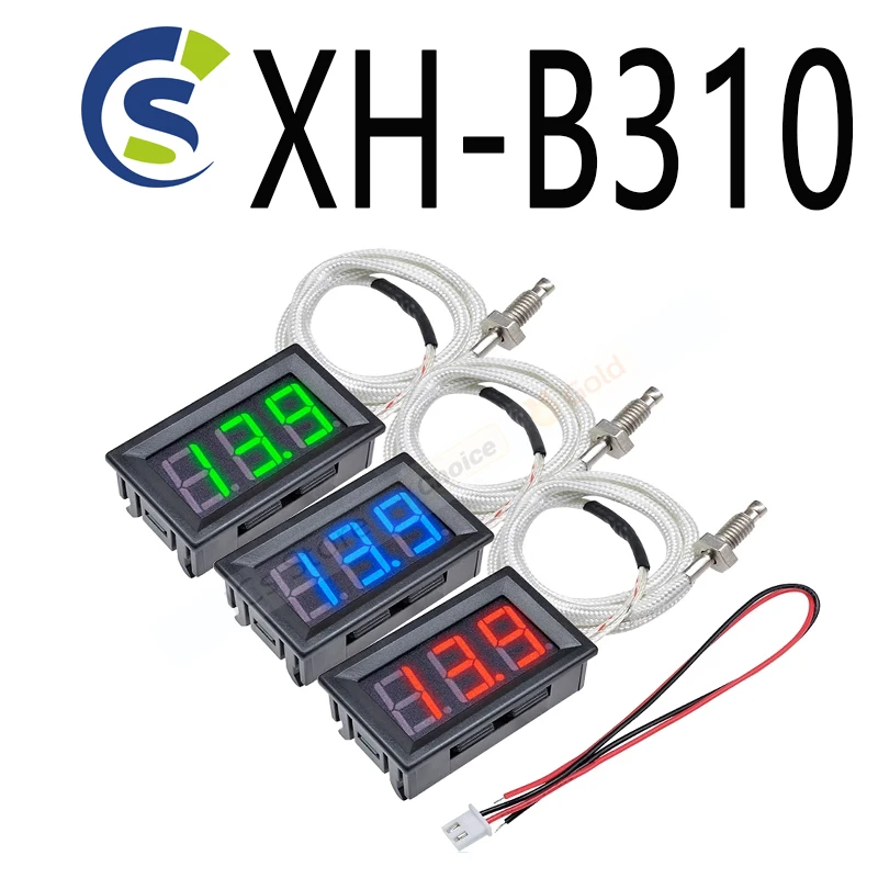 

Digital display high temperature thermometer K type thermocouple industrial digital thermometer -30~800 degrees XH-B310