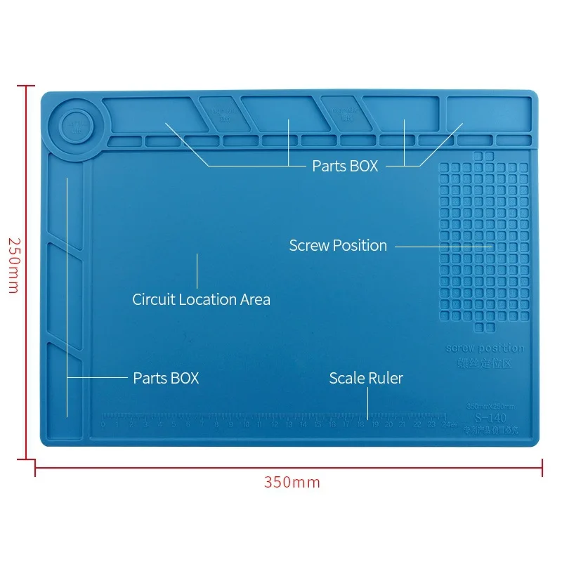 Imagem -03 - Swayboo-estação de Solda Magnética Bga Resistente ao Calor Plataforma de Silicone com Almofadas de Isolamento para Reparo e Manutenção