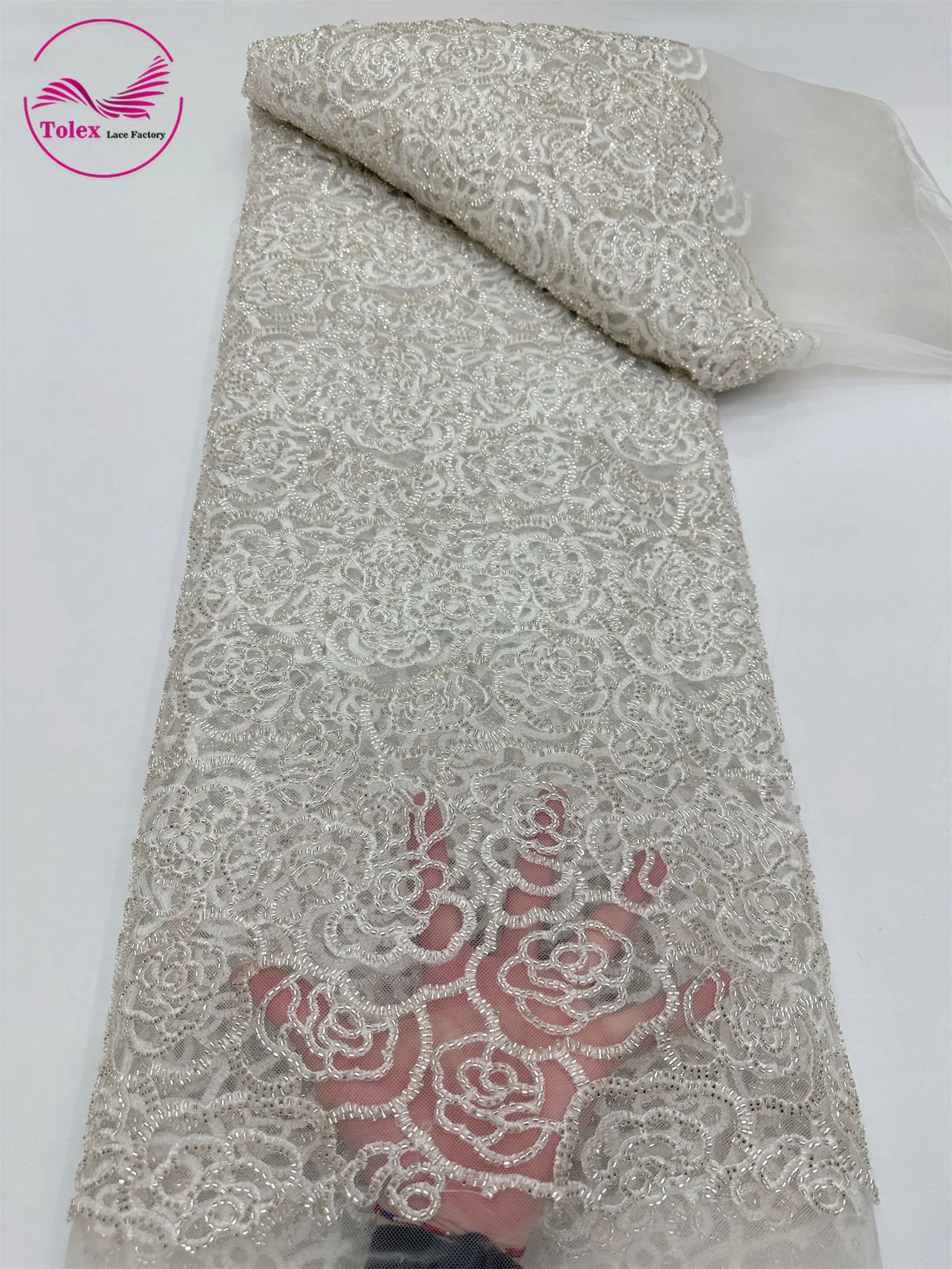 Exquisite Nigerian Embroidery - Embroidery Rose 评论和价格