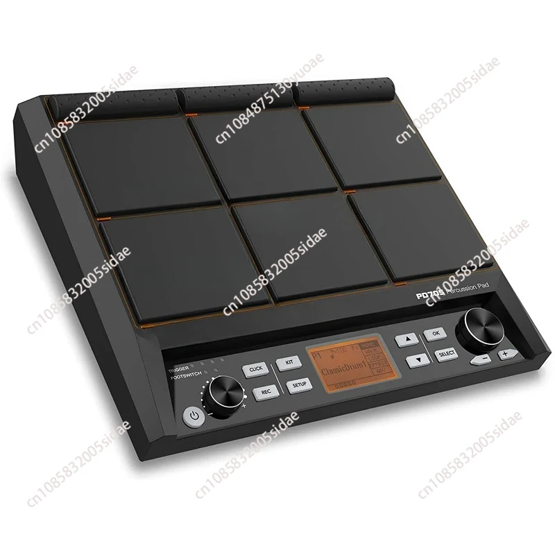 PD705 Percussion Pad 9-Sample Pad All-in-one Multipad Tabletop Electric Drum Set