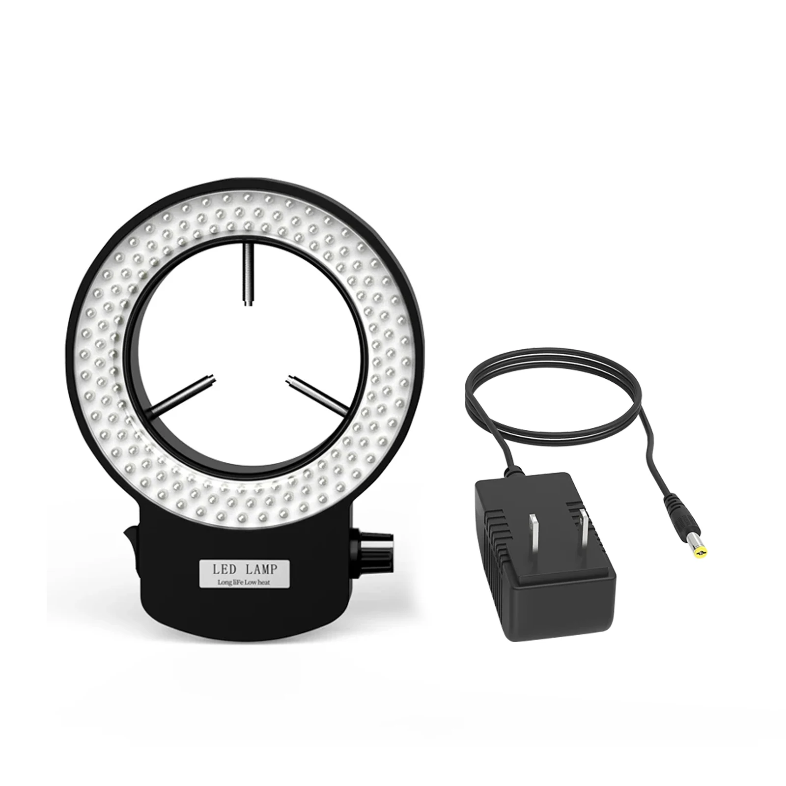 

Microscope 144LED Ring Light Industry Monocular Binocular Trinocular Stereo Video Adjustable Circle Illuminator Lamp