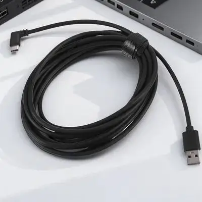 

1Pcs USB C Cable PVC Tin Copper Material Fast Charging Data Transfer Elbow Charging Line USB C Cable
