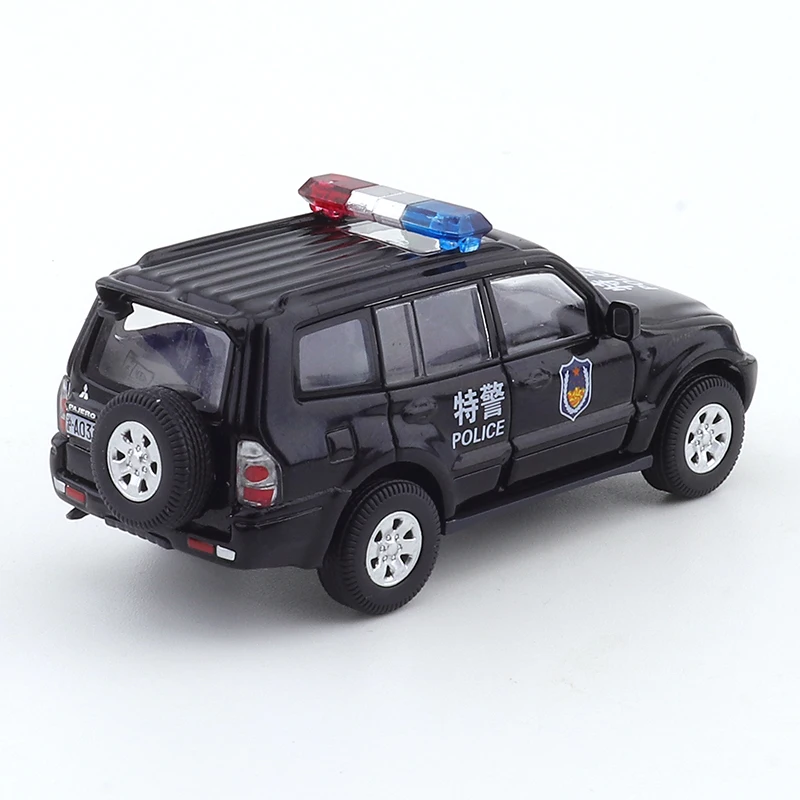 XCARTOYS 1/64 Mitsubishi Third Generation Pajero - Special Police Cars Alloy Diecast Metal Model Kids Xmas Gift Toys for Boys