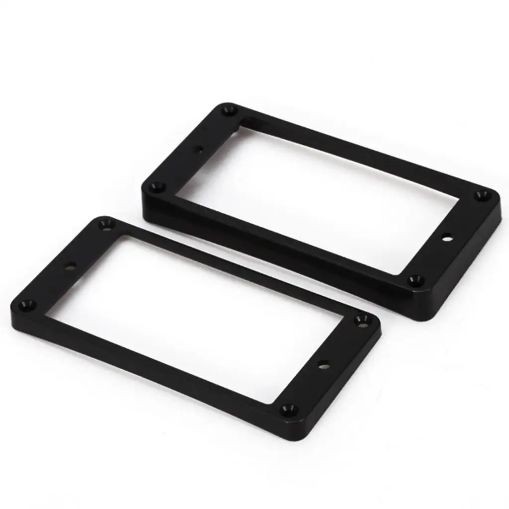 Guitar Curved Frame Plastic Mounting Rings DIY Replacement Parts Guitar Pickup Frame Accessory for LP Electric Guitar Neck