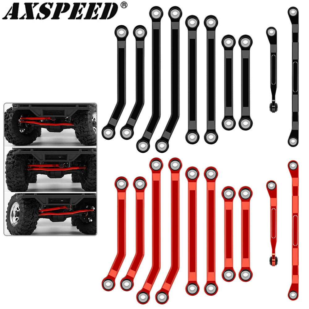 

AXSPEED Aluminum Alloy Chassis Links Steering Linkage for 1/18 HPI Venture HILUX Upgrade Parts