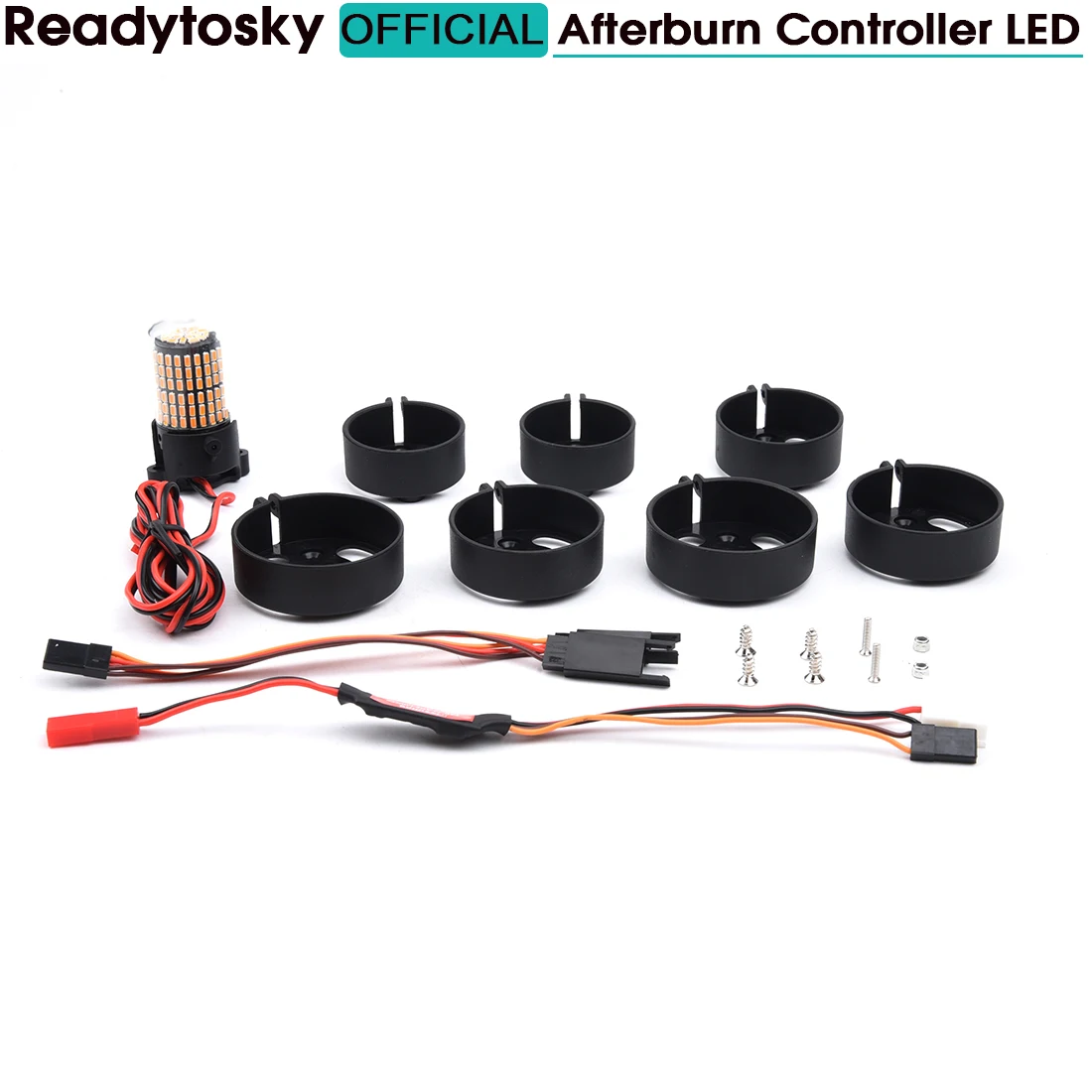 Afterburn Controller LED for Freewing 70 80 Inrunner Motor Ducted Fan RC Plane Models Aircraft Accessorie Part Tail Flame Lights