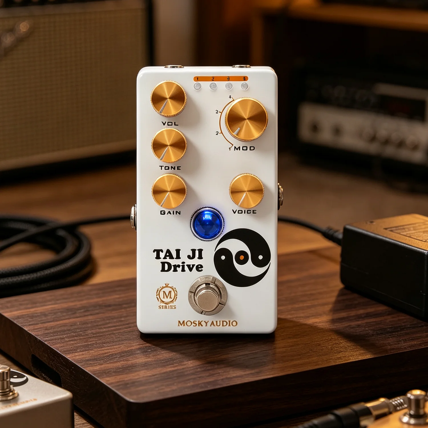 MOSKY TAI JI Drive Guitar Effect Pedal Amp-In-A-Box Overdrive Effect Pedal Overdrive Guitar Pedal True Bypass Full Metal Shell
