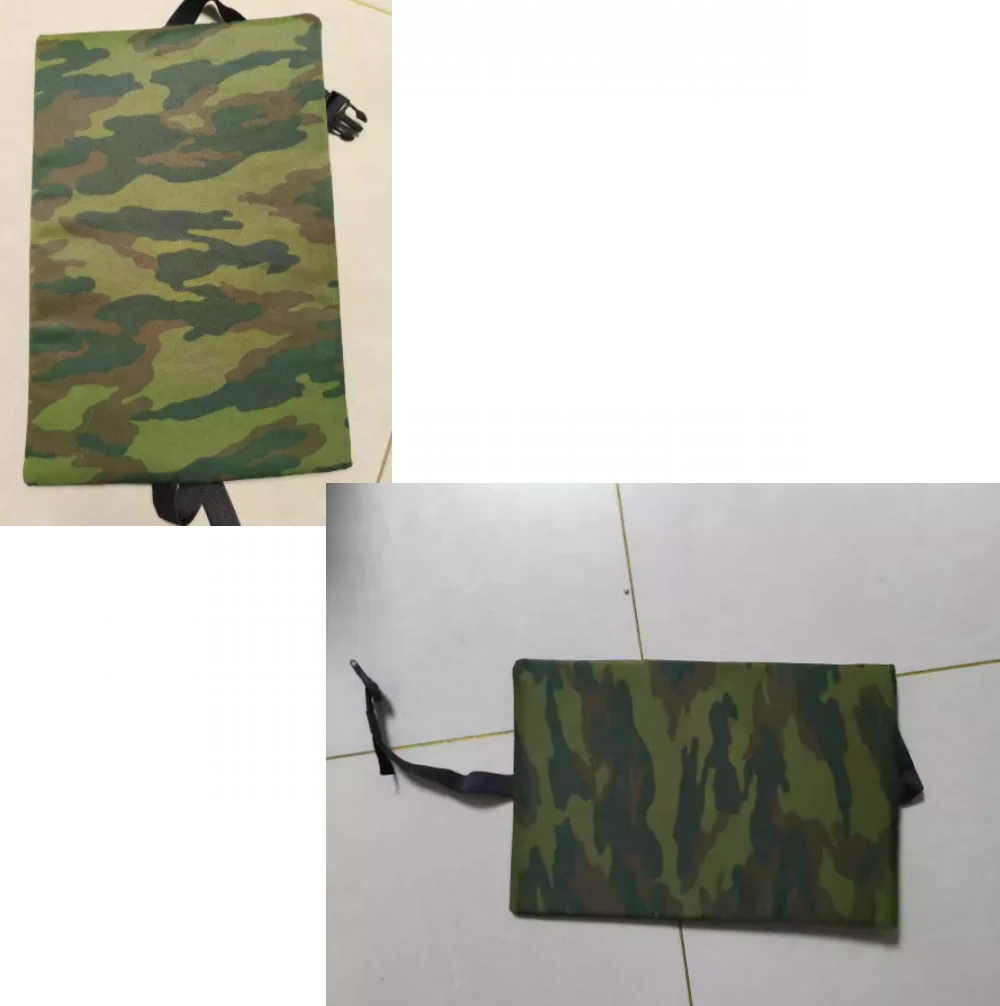 Almohadilla táctica impermeable rusa Flora camuflaje cruzado trasero - imagen 4