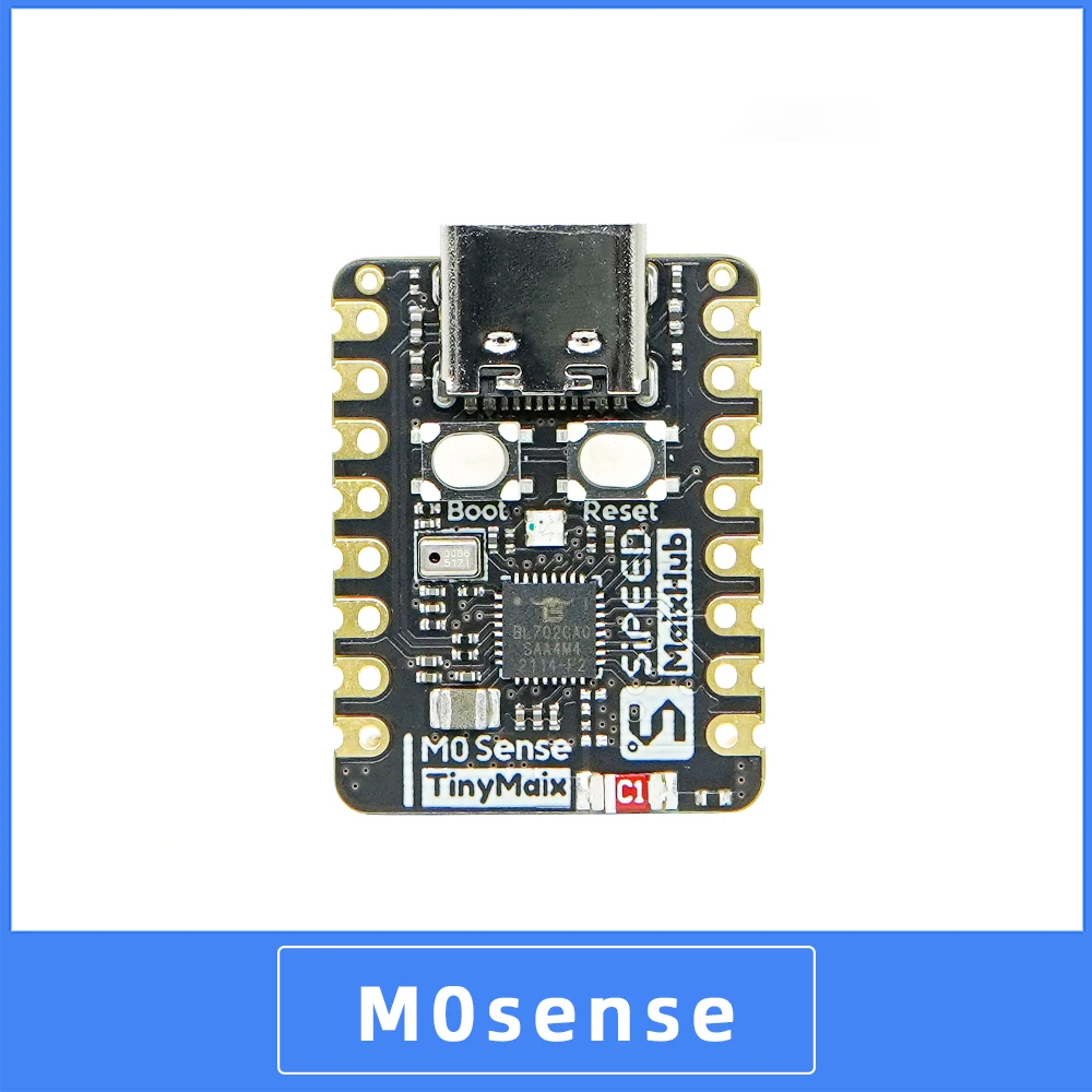 

Sipeed M0sense BL702 RISC-V 144MHz AIOT Development Board Bluetooth 5.0 BLE USB 2.0 FS to USB Type-C Fingertip Router