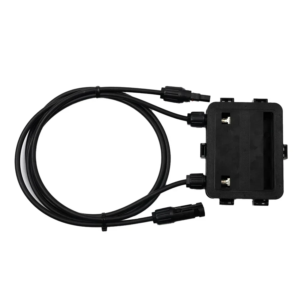 Solar PV Junction Box Connector Accessories 12AWG Wire Anti-islanding Protection Carbon Fiber Photovoltaic 180W-300W