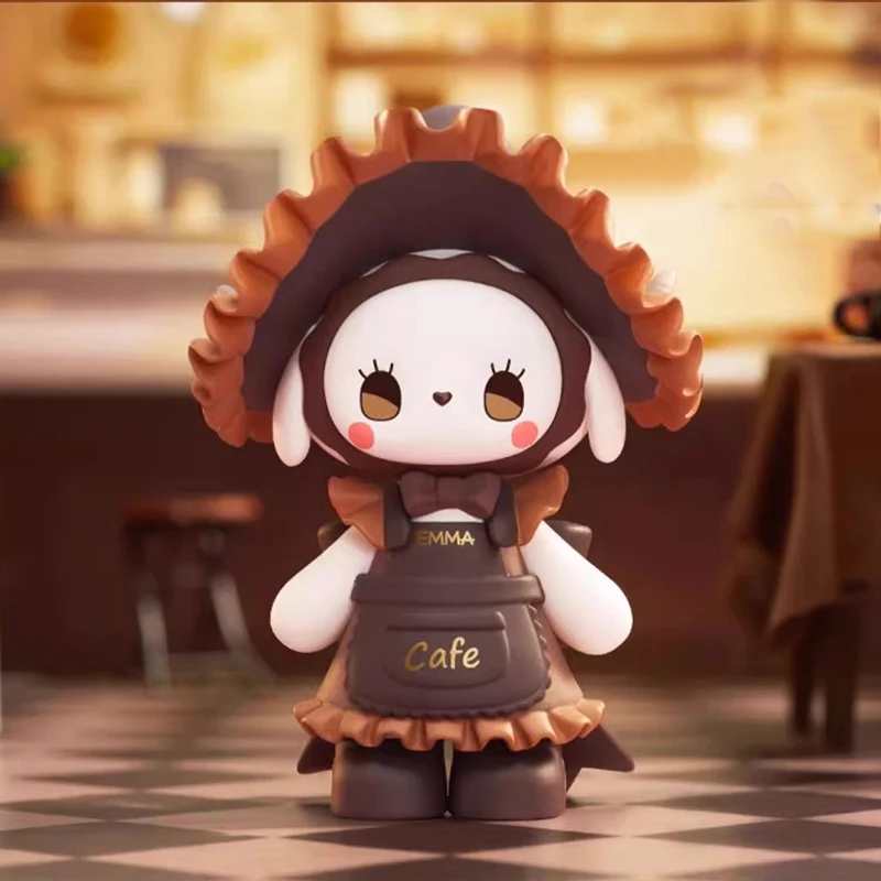 إيما سيكريت فورست كوفي شوب سلسلة صندوق أعمى مصمم Sweet Doll Gk حقيقية سطح المكتب الحلي قلادة هدية عيد