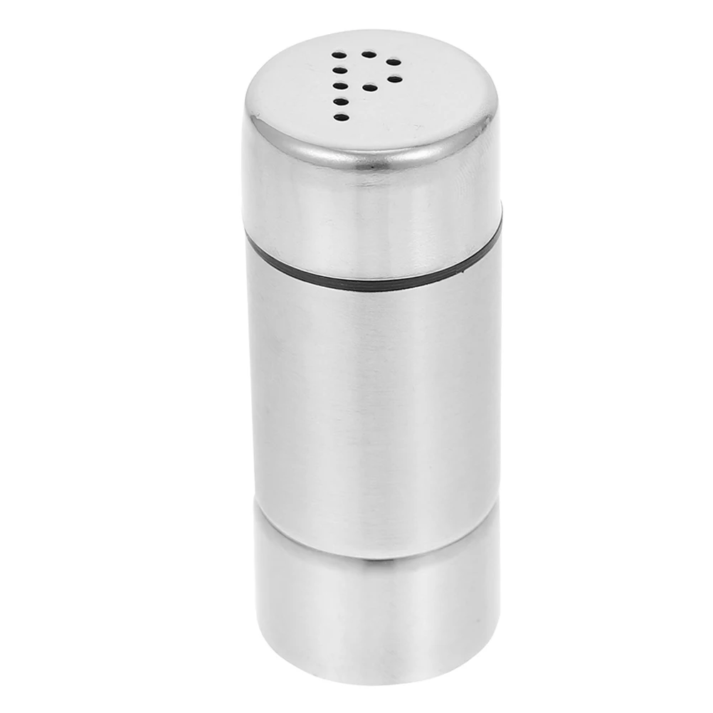 

Kitchen Essentials Stainless Steel Salt and Pepper Shaker Multi-Functional Seasoning Storage Jar Easy to Use for Cooking