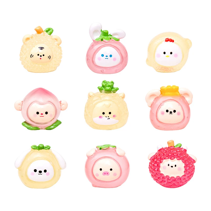 

1PC 100% Brand New and high quality Luminous Doll Small Cute Ornaments DIY Keychain Pendant Car Ornament Accessories