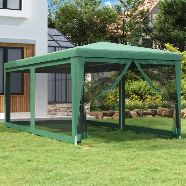 

Водонепроницаемый тент-шатер из HDPE 10x20 футов для улицы, с железным каркасом и УФ-защитой, для кемпинга, свадеб, патио