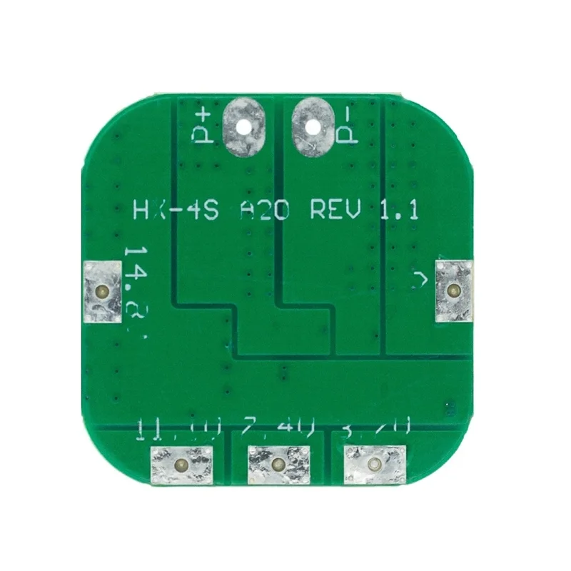 4 strings of 14.8V lithium battery protection board 18650 16.8V overcharge, overdischarge, 20A current limiting protection