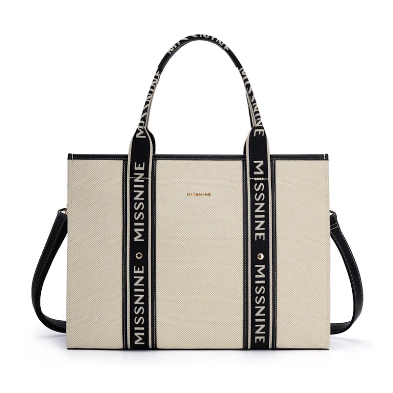 

Missnine Laptop Bag 15.6 Inch Women's Briefcase Large Capacity Handbag Suitable for Office School Travel Fashion Shoulder Bag