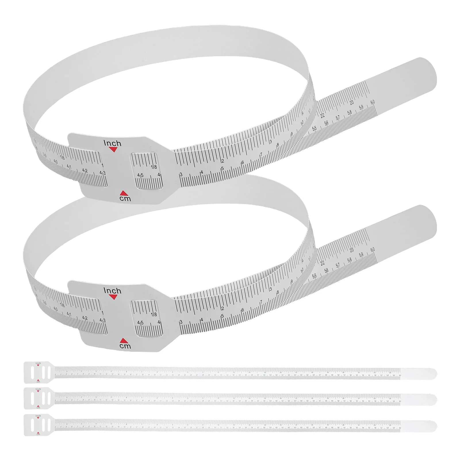 

5 Pcs Ruler Circumference Tape Measure Infant Head Measuring Metric System Plastic Body Toddler