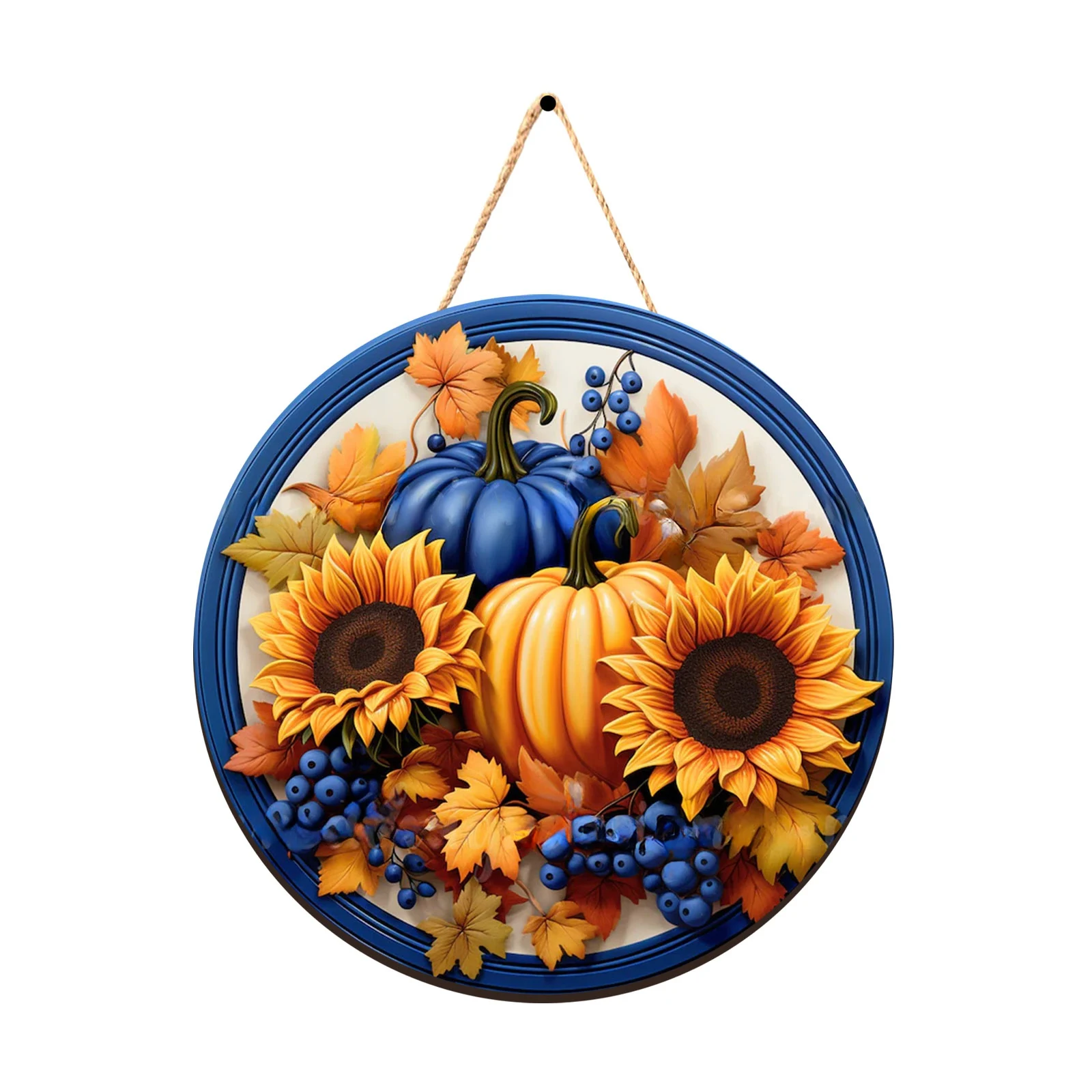 

Grape Pumpkin Maple Leaf Autumn Thanksgiving Doorplate Autumn Festival Front Door Decoration Welcome Vertical Wall Decorations