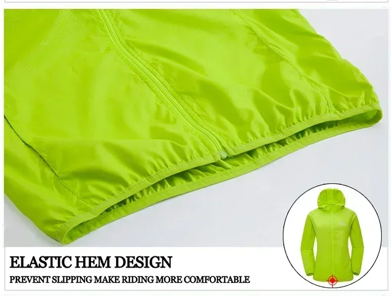 X-TIGER Winddichtes, reflektierendes Radtrikot, MTB, Fahrrad, Windmantel, superleicht, Sonnenschutz, Wanderjacke, Radfahren, Sportkleidung – Detail 11