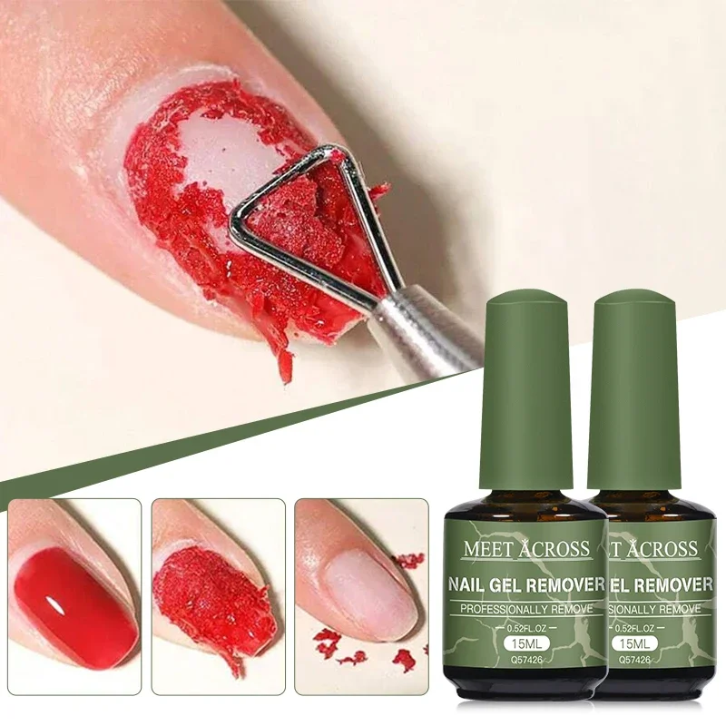 2/3 قطعة مجموعة مزيل جل الأظافر 15 مللي فقط 3-5 دقائق ماجيك سريع مسمار الفن هلام إزالة ديجريسور الزجاج زجاجة مانيكير مستلزمات الأظافر
