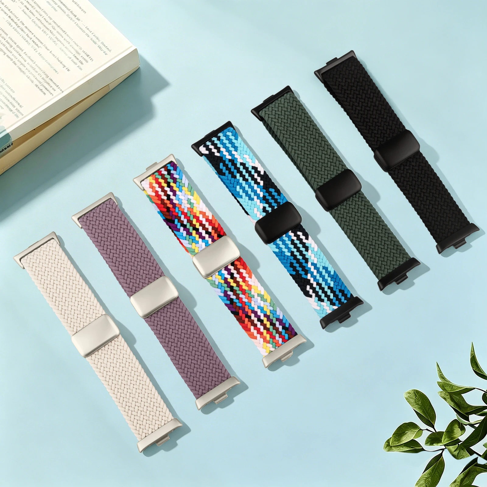 Bracelet tressé magnétique pour montre Redmi 4/5/6, bracelet de sport réglable pour Xiaomi Smart Band 8 Pro/9 Pro