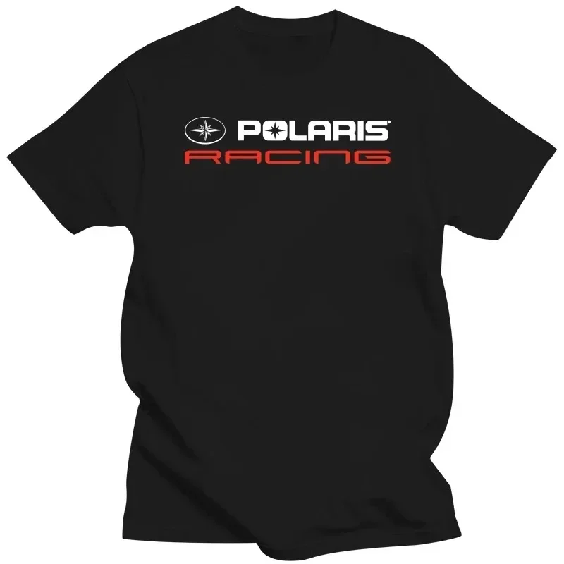 Polaris Racing Rzr Snowmobile Logo Tee Shirt T-shirt Top Clothing Men's Round Neck Short Sleeves Cotton Men Women Cartoon