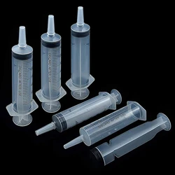 60ml Liquid Syringe Glue Filling Plastic Syringe Nutrient Sterile Without Needle Watering Refilling for Industrial Hydroponics