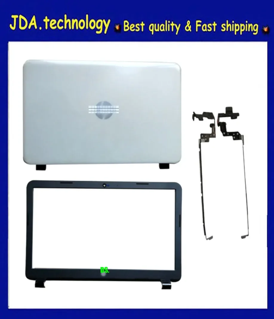 New WHITE for HP 250 255 G3 15-G 15-R 15-H 15Z-G 760967-001 15-G001XX 15-G010DX Back cover& Front bezel & Hinges