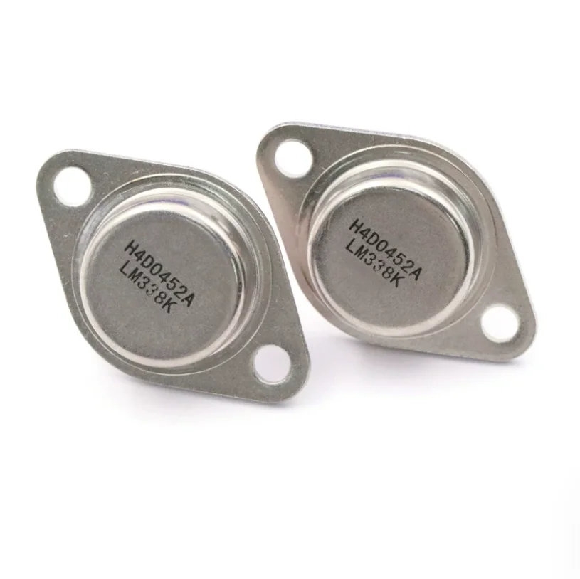 2PCS Three-terminal adjustable voltage regulator metal-cased transistor 5A LM338K LM338