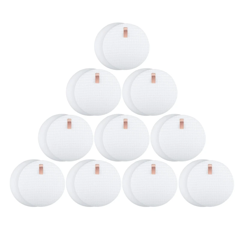 Filtro de piezas de algodón y plástico blanco, aspiradora vertical alimentada por elevación, Compatible con Shark AZ2001, AZ2002, AZ2000, AZ2000W, Vertex, 10 unidades