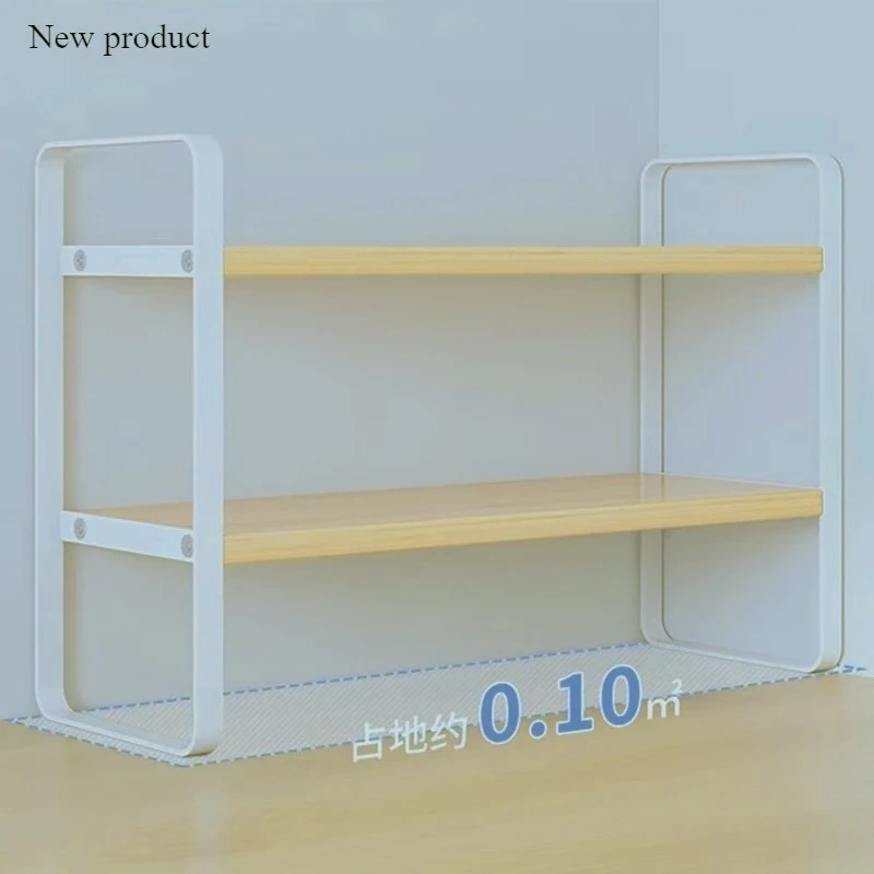 

for School/Office Combination Small School Office Layered Wrought Iron Multi-Tier Desk Shelf Organizer – Wood & Metal