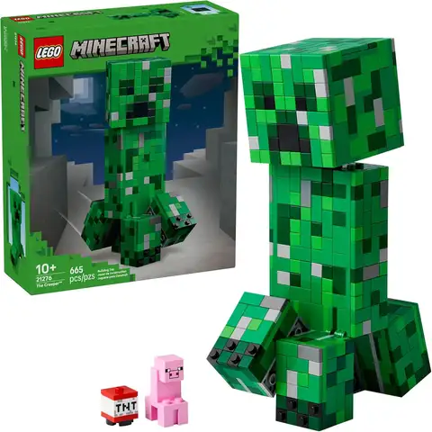LEGO 21276 Minecraft: Challengers Afraid of Building Blocks Toy Set, Creative Gift for Boys and Girls Children's Day