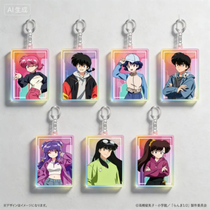 

Anime Characters Ranma ½ Backpack Pendant Accessories Bag Charms Acrylic key chains car hanging ornament Souvenir