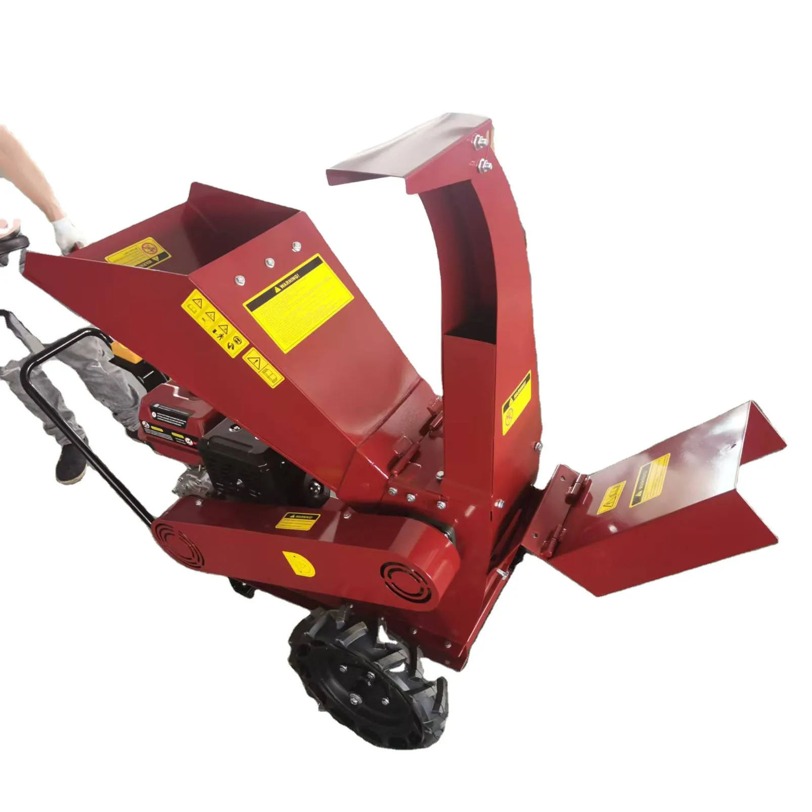 

High - Power 13HP Tree Branch Crusher Garden Heavy Duty Wood Shredder Chipper Machine