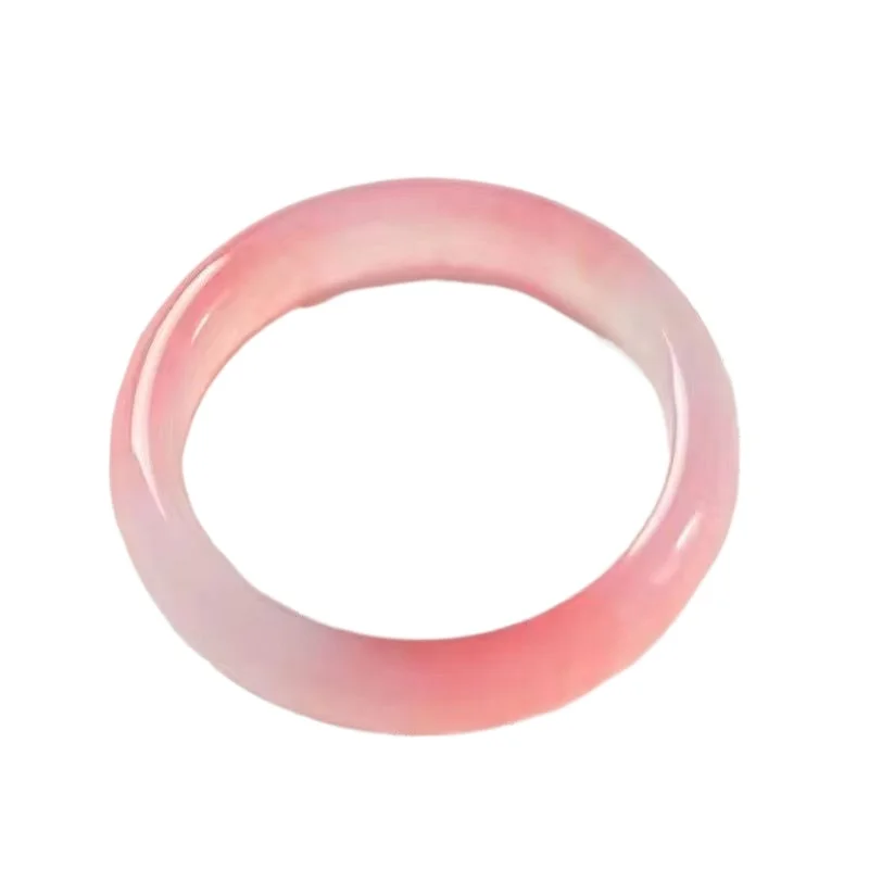 

Peach Light Pink Yu Bracelet Ice Gobi Yu Bracelet