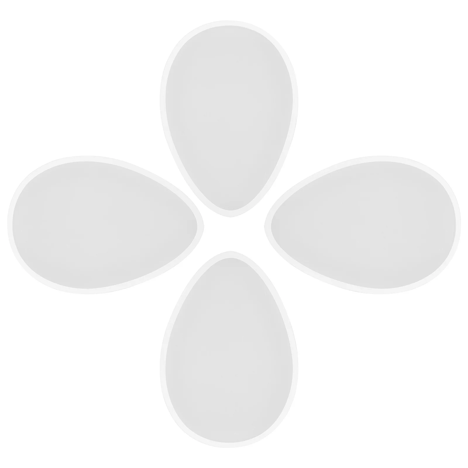 4개입 실리콘 그릇 뚜껑 소형 계란 찜기 뚜껑 재사용 가능한 밀폐 커버 신선도 유지 식품 보관 다용도 실리콘