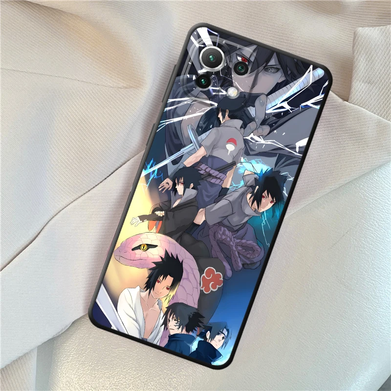 حافظة لهاتف Xiaomi Mi 11 12 13 Lite 12X 13 14 15 Pro 10T 11T 12T Pro Cool Sasuke Shuimen