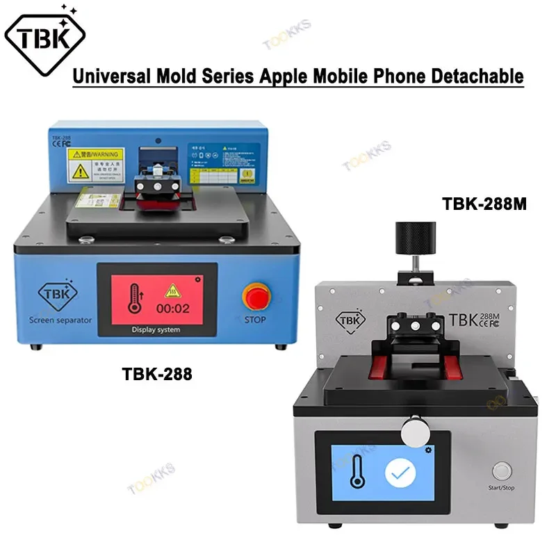 2025 TBK 288H 288 288M réparation de séparation d'écran LCD pour iPhone 12-16 17 séries séparateur de retrait d'écran de téléphone à chauffage automatique 2025 TBK 288H 288 288M réparation de séparation d'écran LCD pour iPhone 12-16 17 séries séparateur de retrait d'écran de téléphone à chauffage automatique
