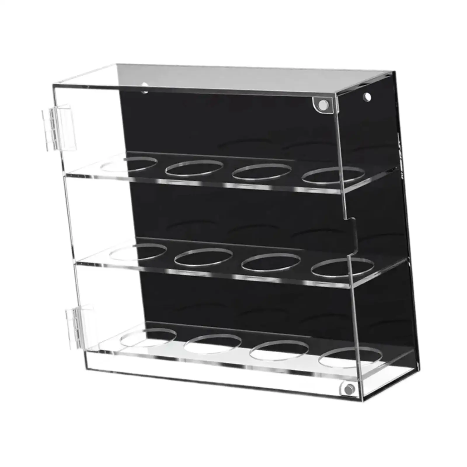 Transparent Golf Ball Display Rack Acrylic Wall Cabinet Holder Storage for Golf Enthusiasts Gift Sports Room Decor