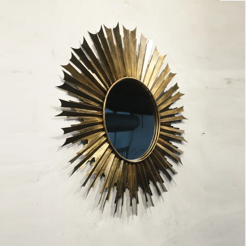 Thuis Wandspiegel Decoratie Woonkamer Modern Design Modellering Metalen Frame Kunst