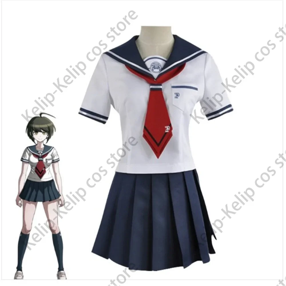 

Cosplay Costume Danganronpa 3 Another Episode Cos Naegi Komaru Woman JK School Uniform Cosplay Costume Top+Skirt+Tie+Socks