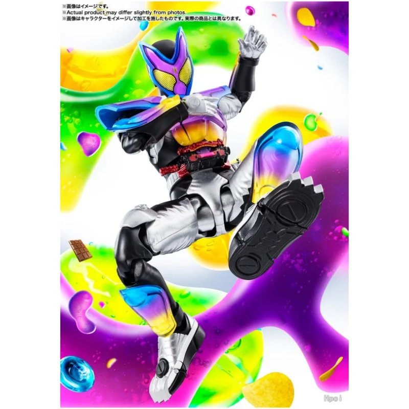 

Bandai Spot Прямая доставка Оригинальный аниме Коллекционный SHF Всадник в маске Gabu Jump Candy Форма Высокая точность Rrproduction