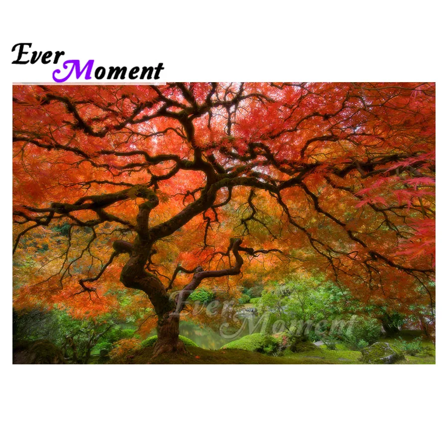 

Red Tree Landscape Artwork Ever Moment Diamond Painting 5D DIY Full Square Picture Of Rhinestone Diamond Embroidery ASF1692