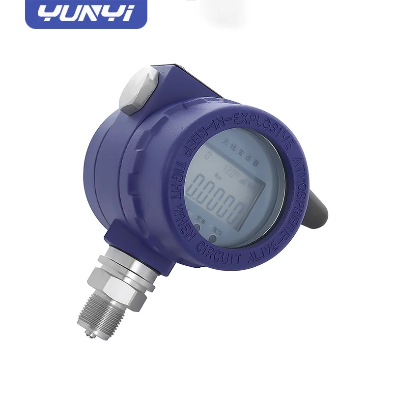 Yunyi High Accuracy IP65 Industrial LoRaWAN/NB IoT/4G/Zigbee Pressure Sensor Wireless Pressure Transmitter