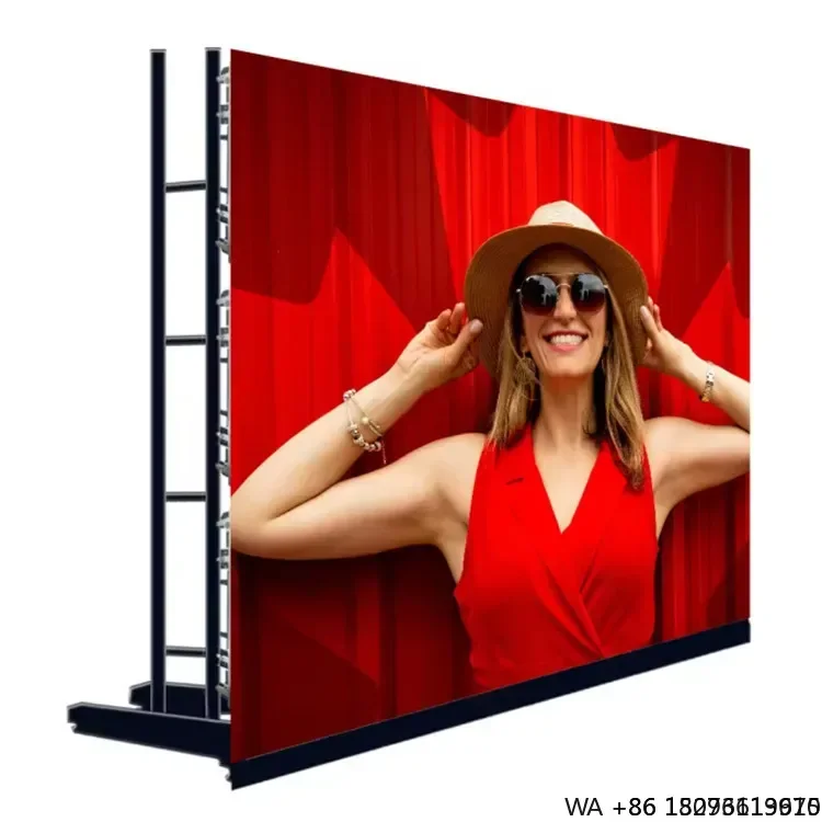 Indoor P1.86 LED Display 640x640mm Front Service Fixed Full Color TV Screen for Walls