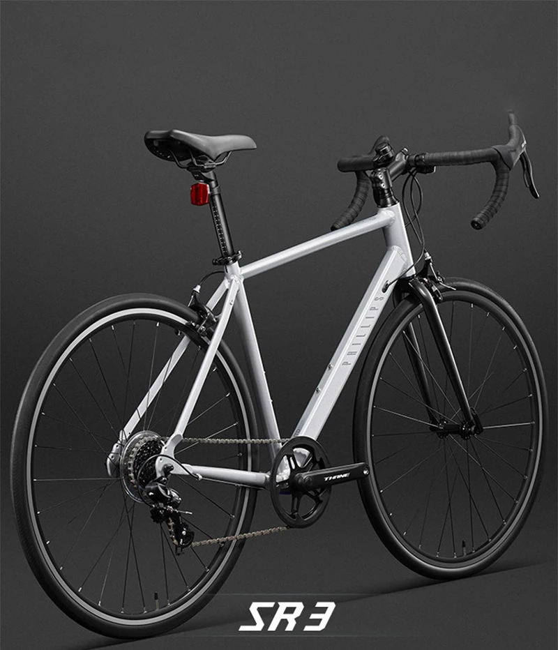 Aluminum Frame Road Bicycle 14 Speed  Adult Racing Bike Daily Road Cycling Racing Bicycle Adult Outdoor Fitness  Bicycle