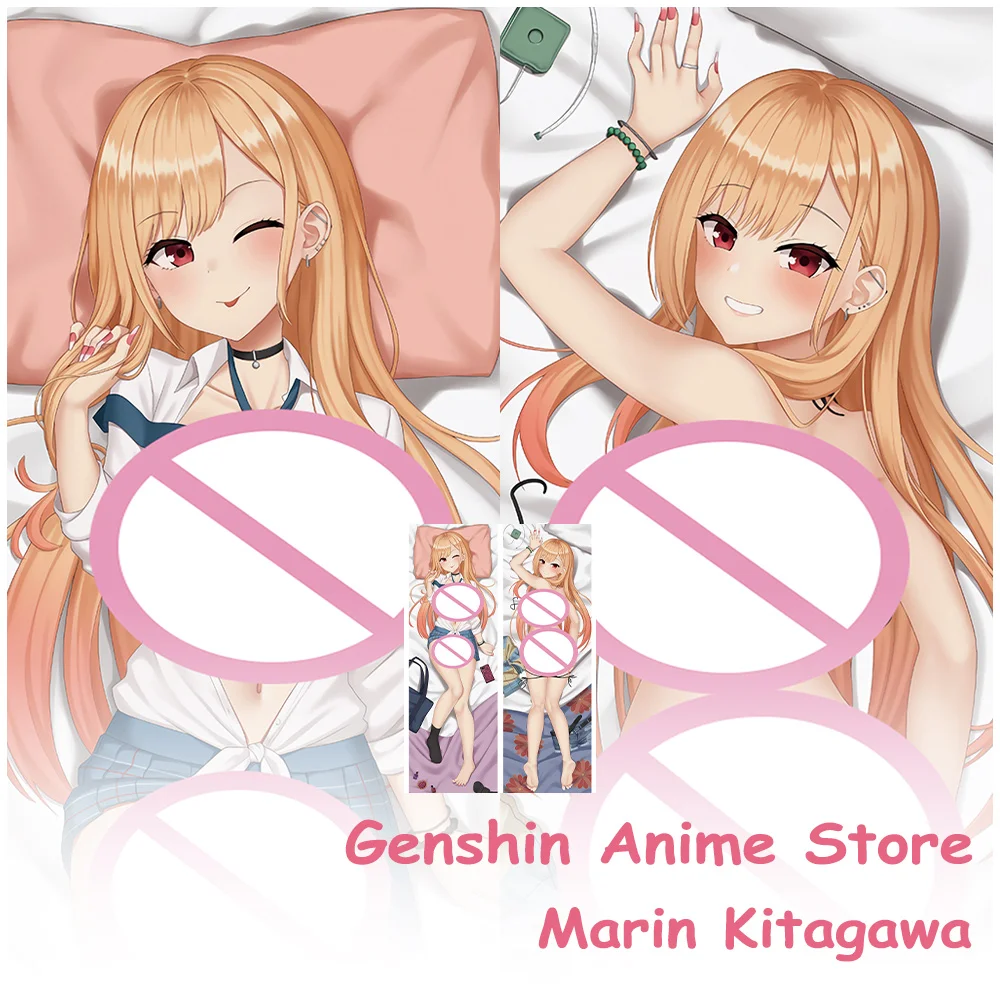 

Dakimakura аниме My Dress-Up Darling Marin Kitagawa наволочка обнимающее тело реквизит для косплея чехол в натуральную величину наволочки отаку